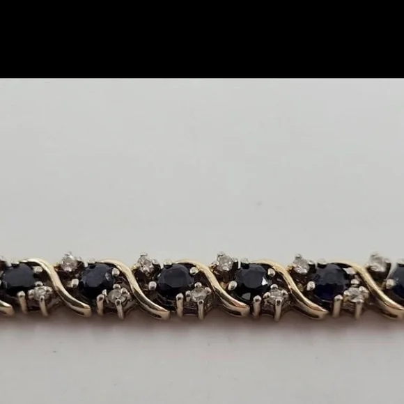 Sterling GT MILOR Italy Sapphire bracelet